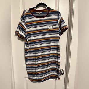 Vans striped shirt dress